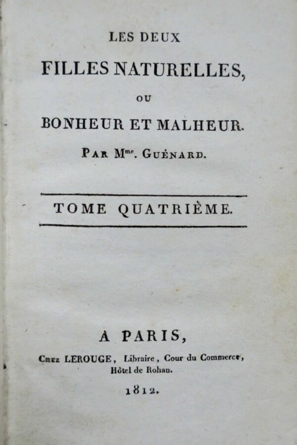 Les deux filles naturelles ou bonheur et malheur 1812 – Image 4