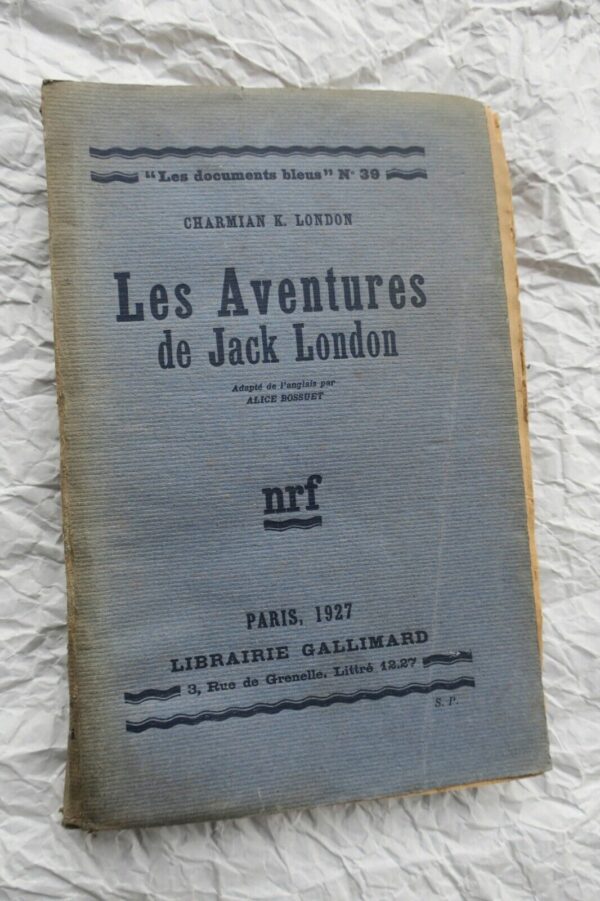 London les aventures de jack London 1927