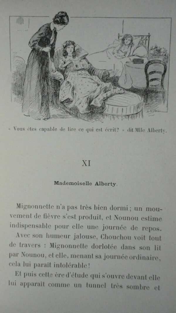 MADEMOISELLE HORTHENSE GIRALDON Mignonette.       bibliothèque rose Hachette – Image 3