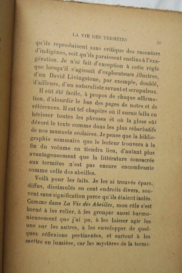 MAETERLINCK LA VIE DES TERMITES 1926 SP + dédicace – Image 7