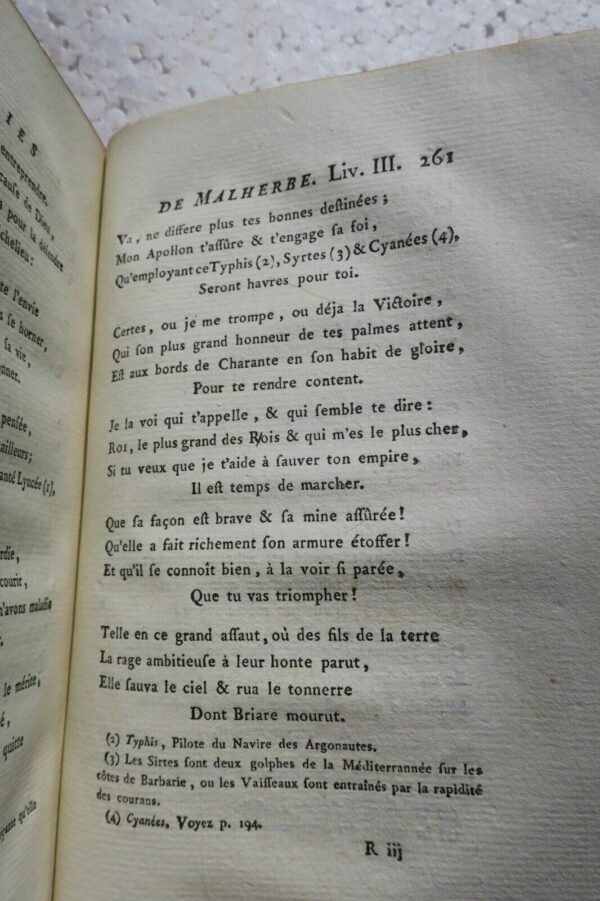 MALHERBE Poesies de Malherbe 1776 – Image 6