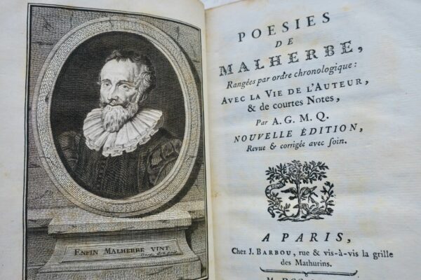 MALHERBE Poesies de Malherbe 1776 – Image 10