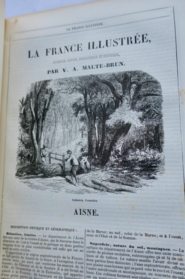 MALTE-BRUN La France illustrée. Géographie, histoire, administration... 1855 – Image 18