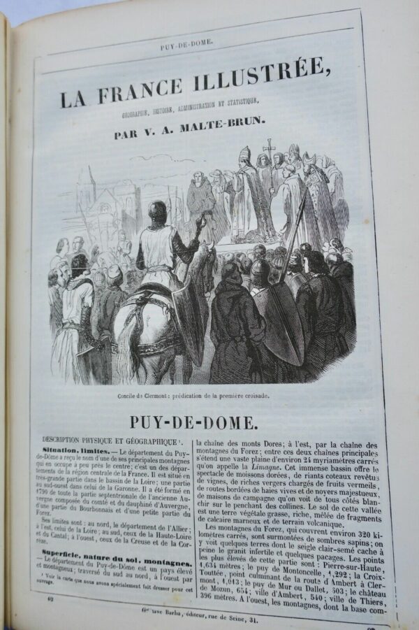 MALTE-BRUN La France illustrée. Géographie, histoire, administration... 1855 – Image 10