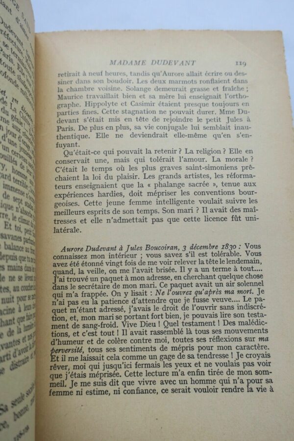 MAUROIS André. Lélia ou la vie de George Sand.  + dédicace – Image 6