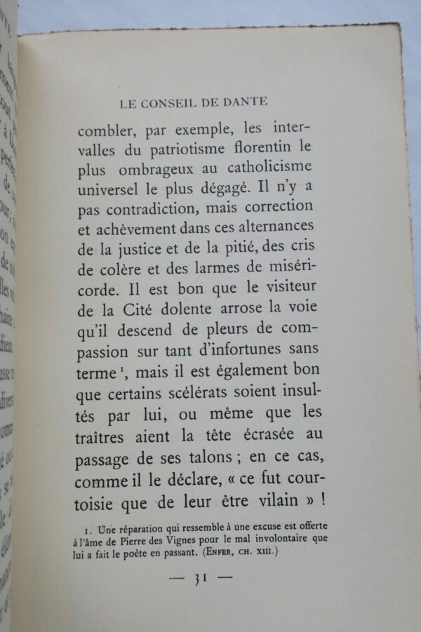 MAURRAS (Charles). Le Conseil de Dante EO – Image 5