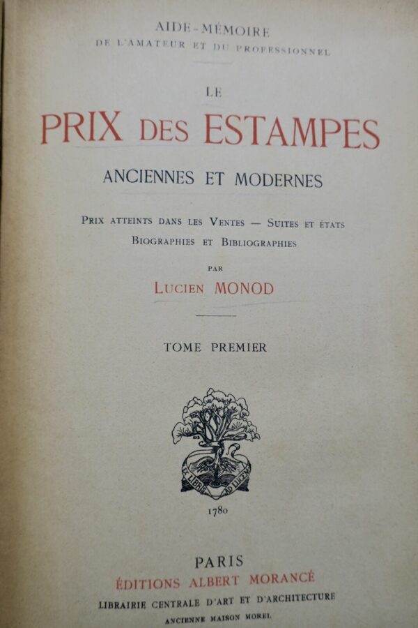 MONOD  Le prix des estampes anciennes et modernes – Image 5