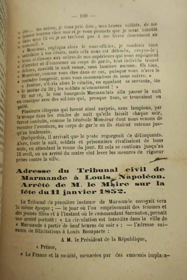 Marmande PROSCRIPTIONS DE MARMANDE (LOT ET GARONNE) 2 DECEMBRE 1851 – Image 5