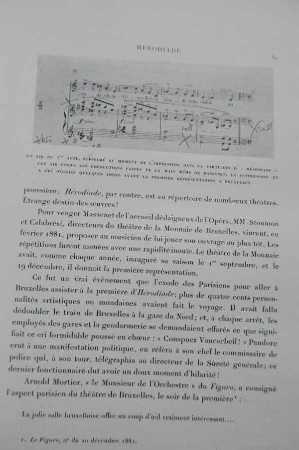 Massenet. L' Homme . Le Musicien. Illustrations et Documents Carteret 1908 – Image 10