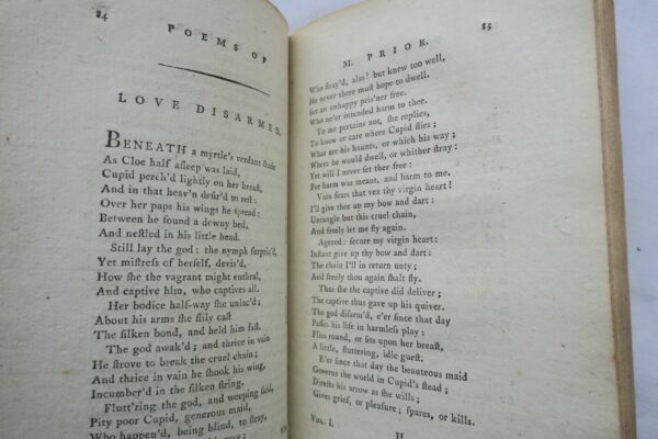 Matthew Prior, Esq The Poetical Works of Matthew Prior  1779 – Image 10