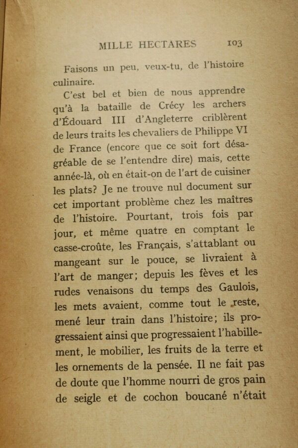 Maurice BEDEL Histoire de mille hectares + dédicace – Image 3