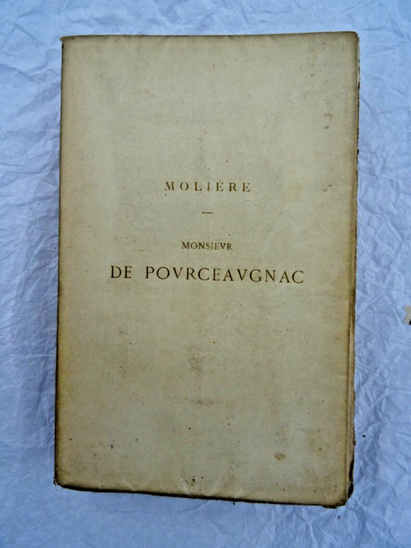 Molière Monsieur de Pourceaugnac sur vergé 1876 – Image 3