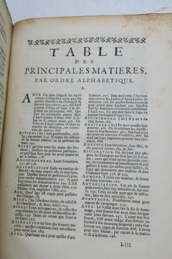 Normandie Principes généraux du droit.. coutumier de la province Normandie 1742 – Image 11