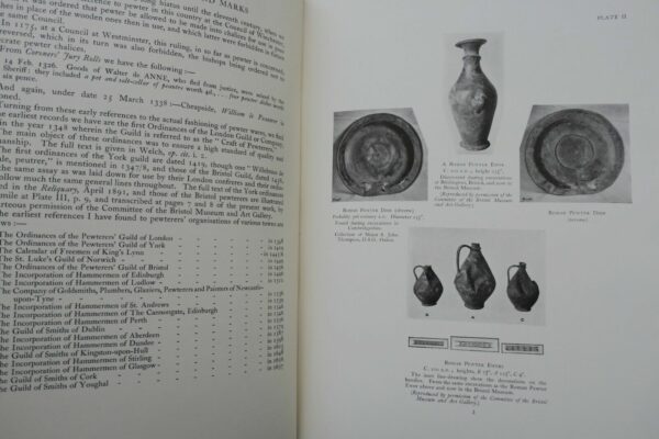 OLD PEWTER: ITS MAKERS AND MARKS IN ENGLAND, Scotland & Ireland 1929 – Image 10