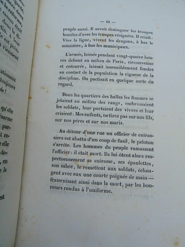 PELLETAN Eugène Histoire des trois journées de février 1848 – Image 4