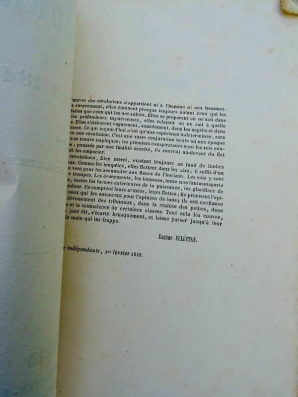 PELLETAN Eugène Histoire des trois journées de février 1848 – Image 8