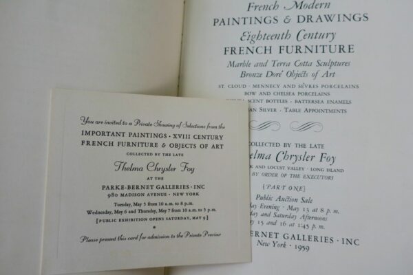 Parke-Bernet Galleries French Modern Paintings & Drawings 18eme 1959 – Image 12