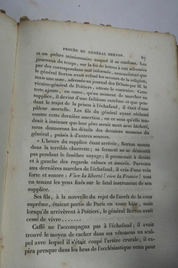 Procès Causes politiques célèbres du XIXe siècle Gal Berton, Moreau Mal Ne.. – Image 6