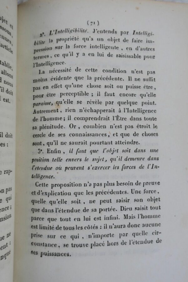 Psychologie Résumé de psychologie, par A. Tollemer 1838 – Image 7