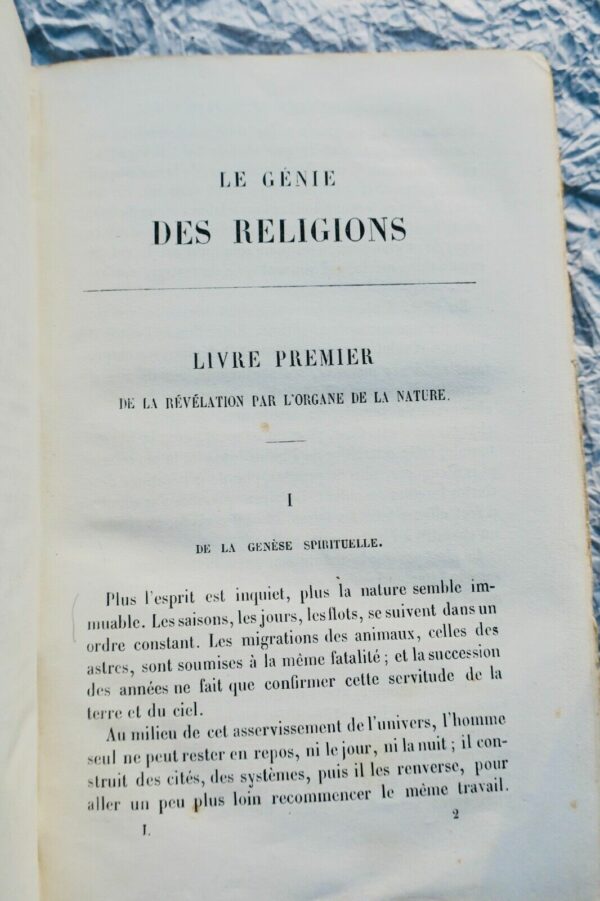 QUINET EDGAR OEUVRES COMPLETES Le génie des religions; de l'origine des dieux – Image 7