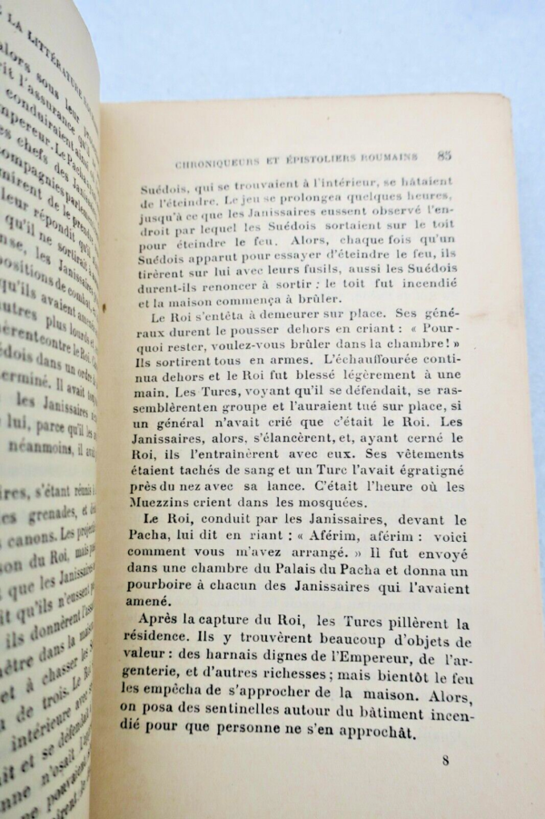 Roumanie ANTHOLOGIE DE LA LITTERATURE ROUMAINE DES ORIGINES AU XXe siècle – Image 3