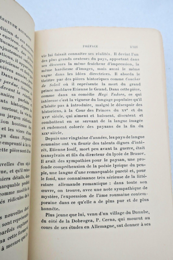 Roumanie ANTHOLOGIE DE LA LITTERATURE ROUMAINE DES ORIGINES AU XXe siècle – Image 5