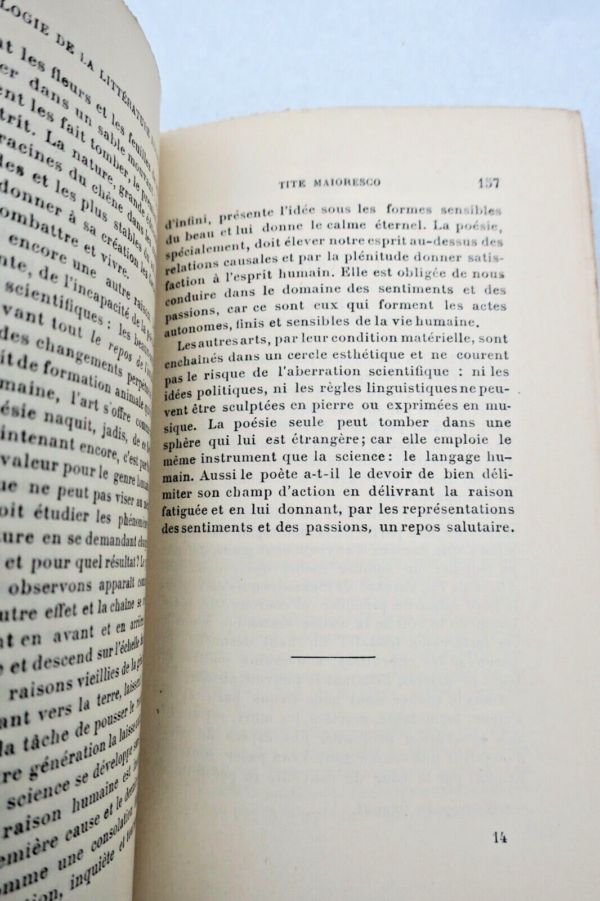 Roumanie ANTHOLOGIE DE LA LITTERATURE ROUMAINE DES ORIGINES AU XXe siècle – Image 7