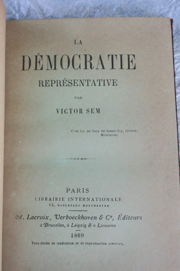 Sem. La démocratie représentative 1869 – Image 7