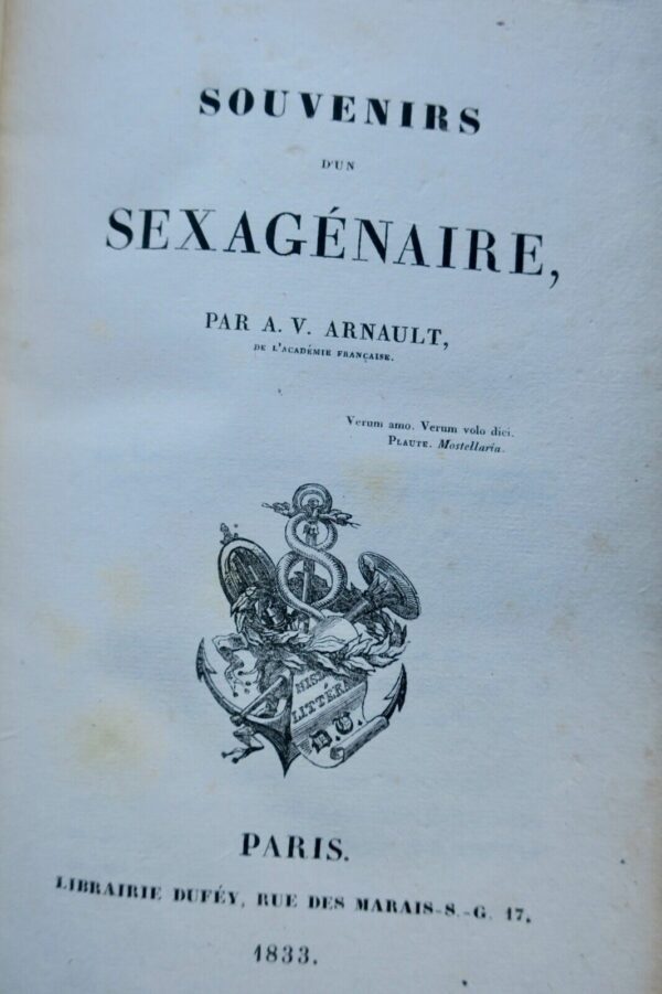 Souvenirs d'un sexagénaire 1833 – Image 7