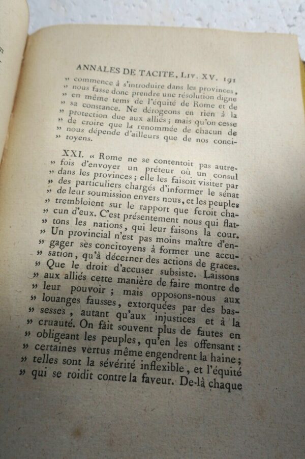 TACITE Vie d'Agricola, et des Moeurs des Germains ...1799 – Image 15