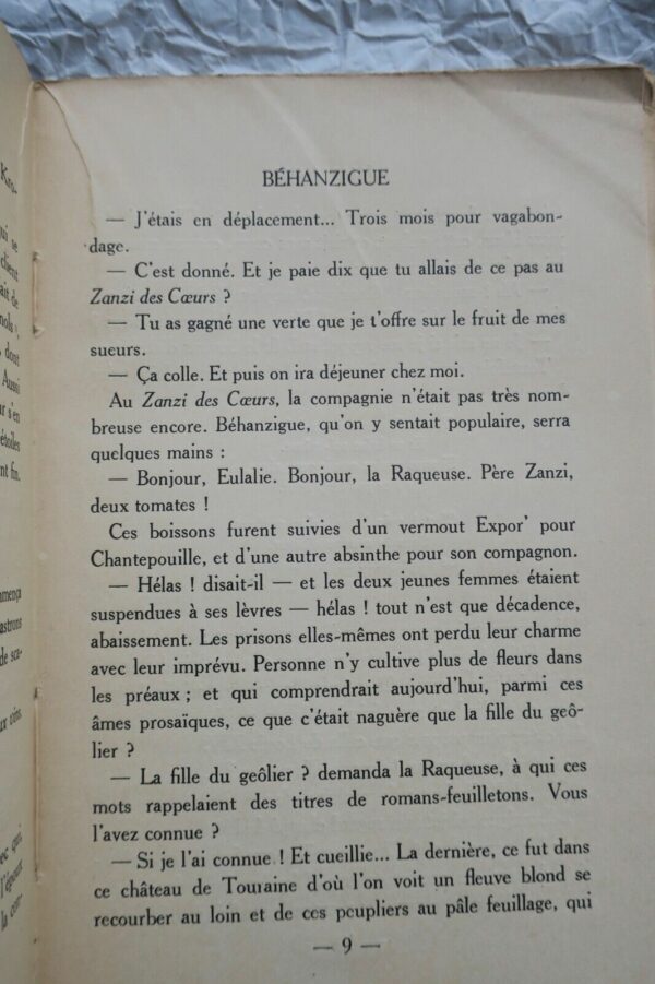 TOULET Paul-Jean. Béhanzigue. Contes. 1923 – Image 6