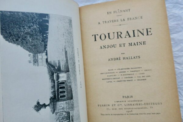 Touraine HALLAYS, André En flanant à travers la France, Touraine, Anjou et Maine – Image 3