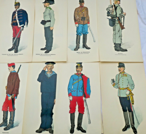 Uniform Adjustierungsblätter k.u.k.oesterr ung.Heeres und Landwehren 29 Lithos – Image 4