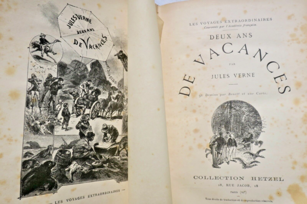 VERNE Jules Verne Deux ans de vacances Hetzel – Image 13