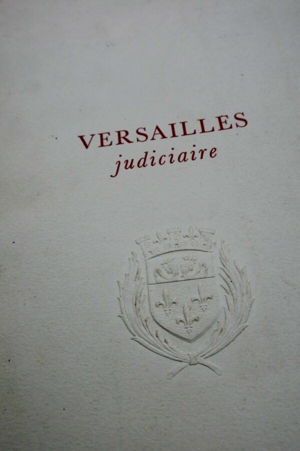 VERSAILLES judiciaire 5 cuivre originaux de M.Lefebvre 1971