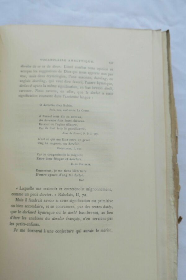 VILLON Le Jargon et Jobelin.. dictionnaire analytique du jargon 1889 – Image 3