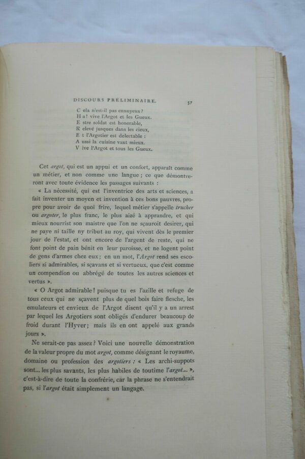 VILLON Le Jargon et Jobelin.. dictionnaire analytique du jargon 1889 – Image 5