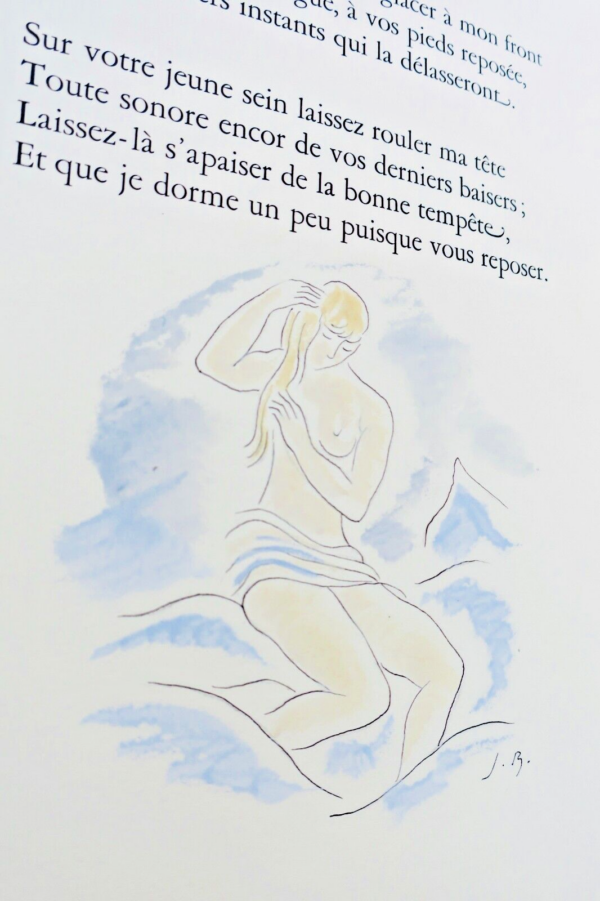 Verlaine  POESIES CHOISIES reliure René KIEFFER illustré par Jean Berque – Image 12