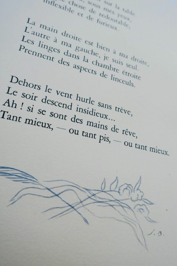 Verlaine  POESIES CHOISIES reliure René KIEFFER illustré par Jean Berque – Image 10