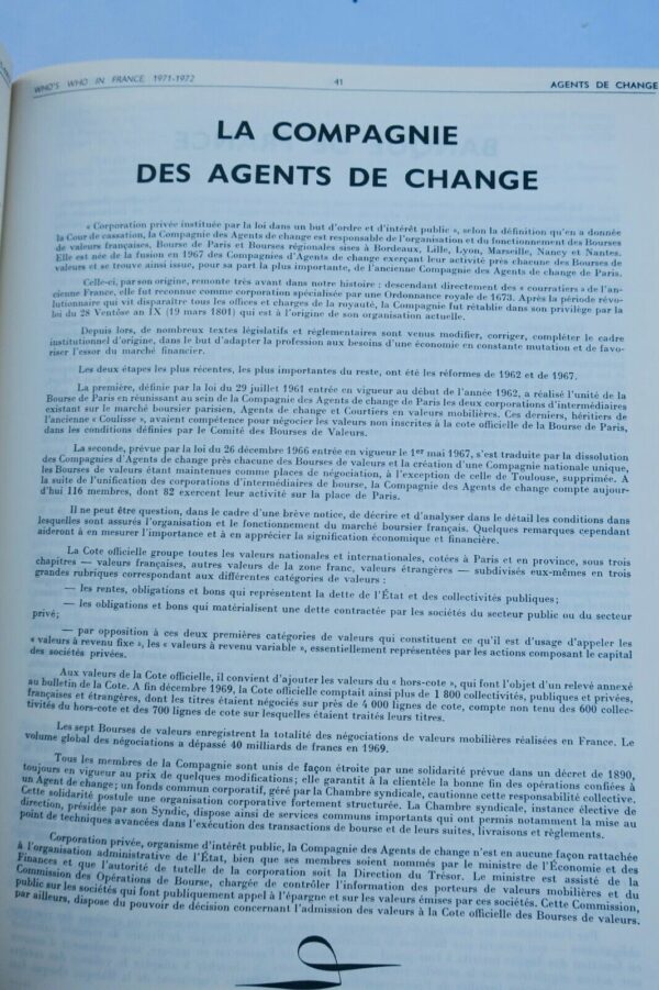 Who`s Who in France. Dictionnaire biographique  1971-1972 – Image 5