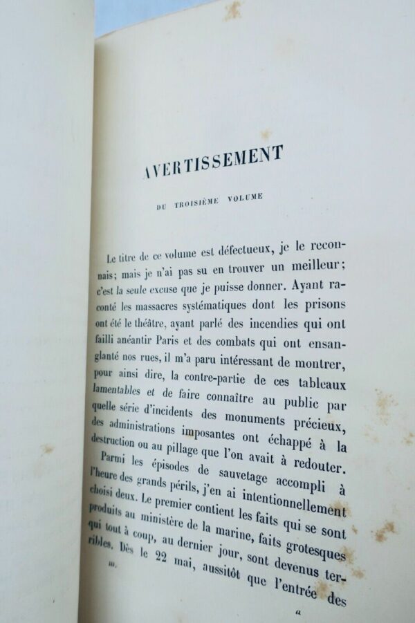 commune GUERRE 1870 DU CAMP (Maxime) Les Convulsions de Paris – Image 8