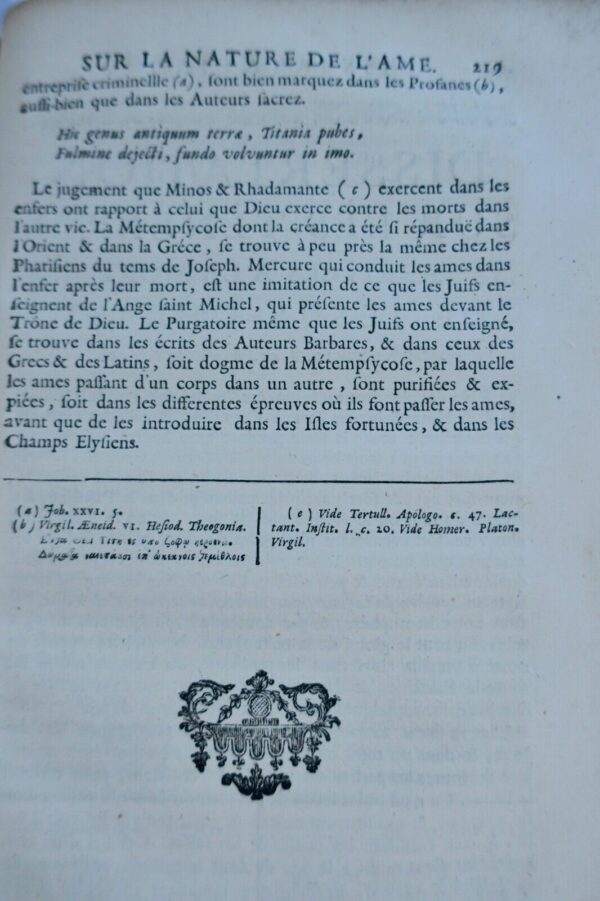 dissertations qui peuvent servir de prolégomènes de l'Ecriture Sainte 1720 – Image 9