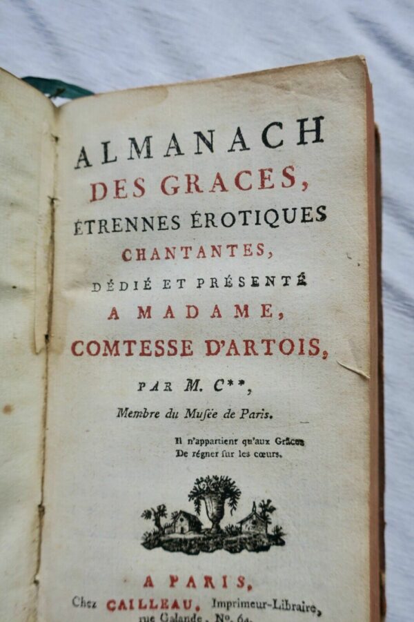 érotique Almanach des Grâces, étrennes érotiques chantantes – Image 4