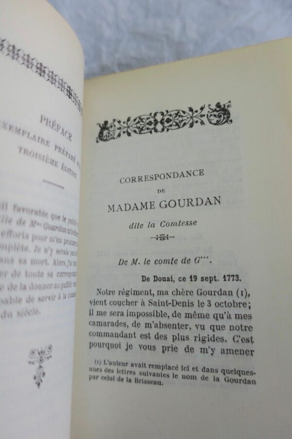 érotique  Correspondance de Madame Gourdan dite La Comtesse... Bécat – Image 6