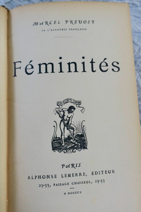 femme MARCEL PREVOST FEMINITES – Image 8