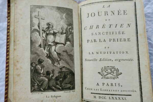 journée du chrétien 1791 maroquin – Image 3