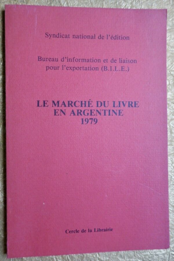 le marché du livre en argentine 1979