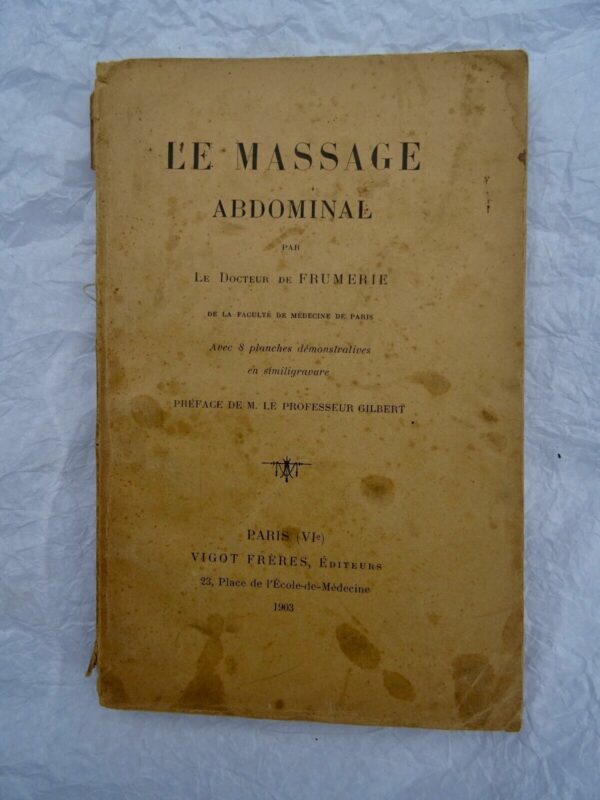 massage abdominal 1903