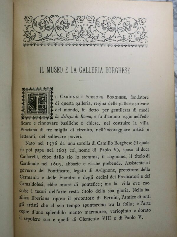 museo e la Galleria Borghese La Società Laziale, Roma, 1893 – Image 9