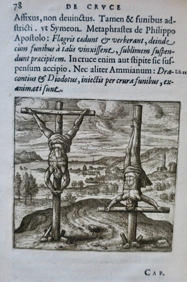 torture de cruce libri tres Ad sacarm profananamque historiam utiles 1594 – Image 12